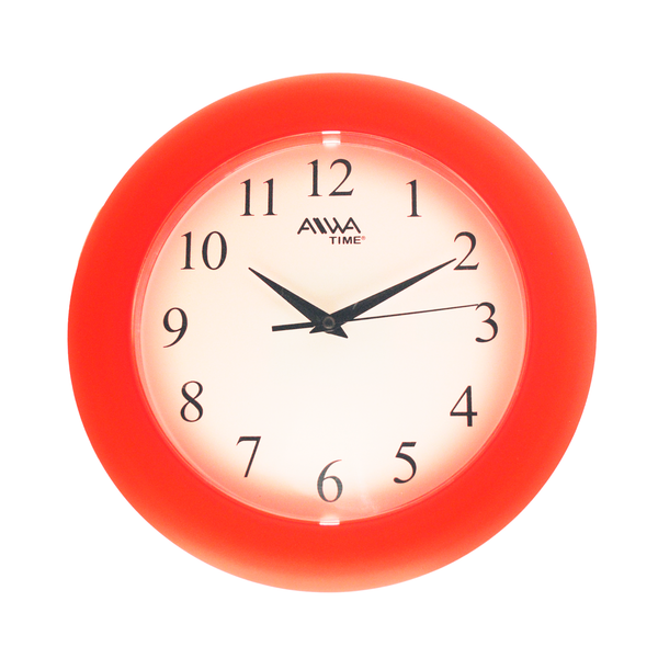 Reloj de Pared Rojo 24cm