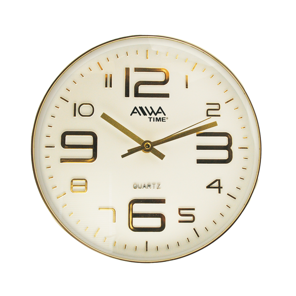 Reloj de Pared Dorado 26cm