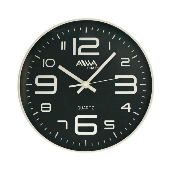 Reloj de Pared Negro 26cm