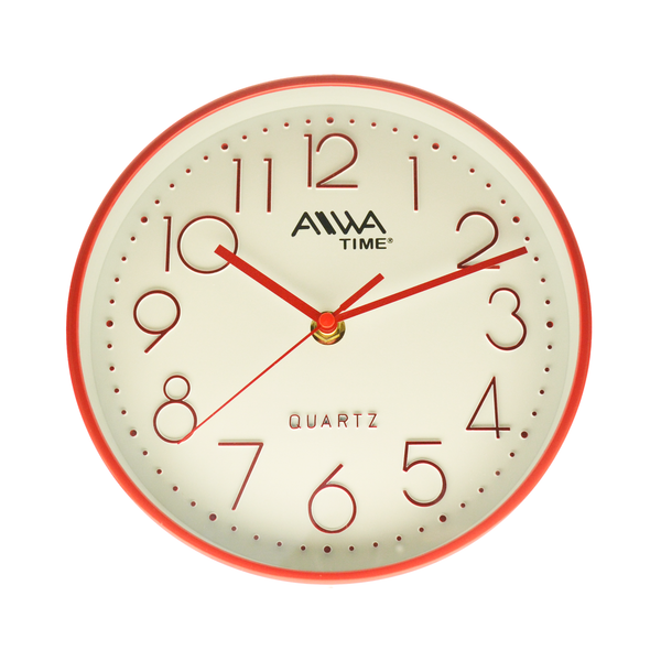 Reloj de Pared Rojo 20cm