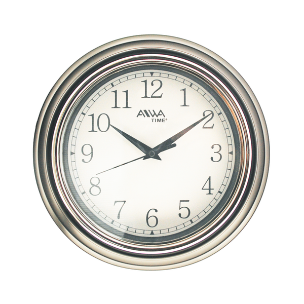 Reloj de Pared Gris 18cm